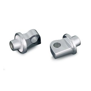 Kuryakyn Splined Male Mount Peg Adapters Chrome HD