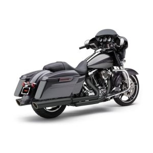 Cobra 909 Twins 4" Slip-on Black Mufflers FLT/Touring