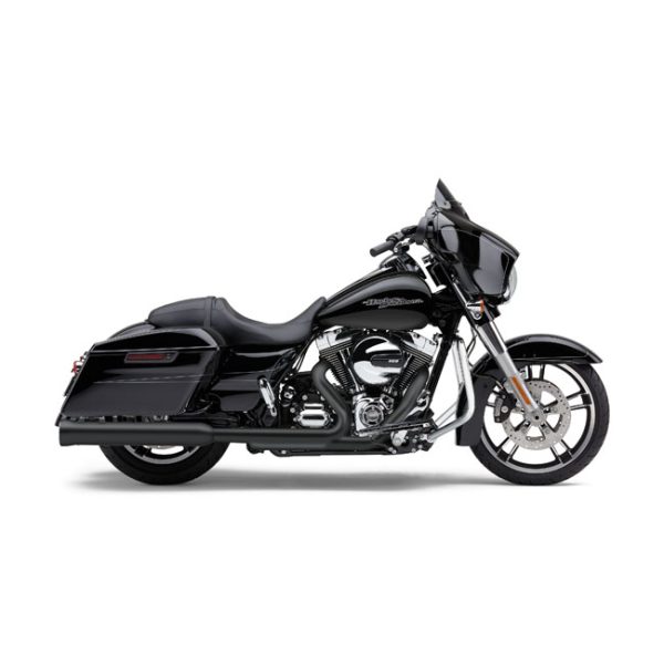 Cobra NH Series 4" Slip-On Mufflers Black 95-16 FLT/Touring