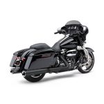 Cobra Powrflo 4-1/2" Slip On Mufflers Black 95-16 FLT/Touring