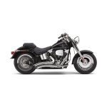 Cobra Speedster Short Swept Exhaust Chrome 86-06 Softail