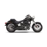 Cobra Speedster Short Swept Exhaust Black 07-11 Softail