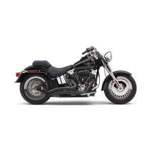 Cobra Speedster Short Swept Exhaust Black 07-11 Softail