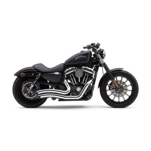 Cobra Speedster Short Swept Exhaust Chrome 14-22 XL Sportster