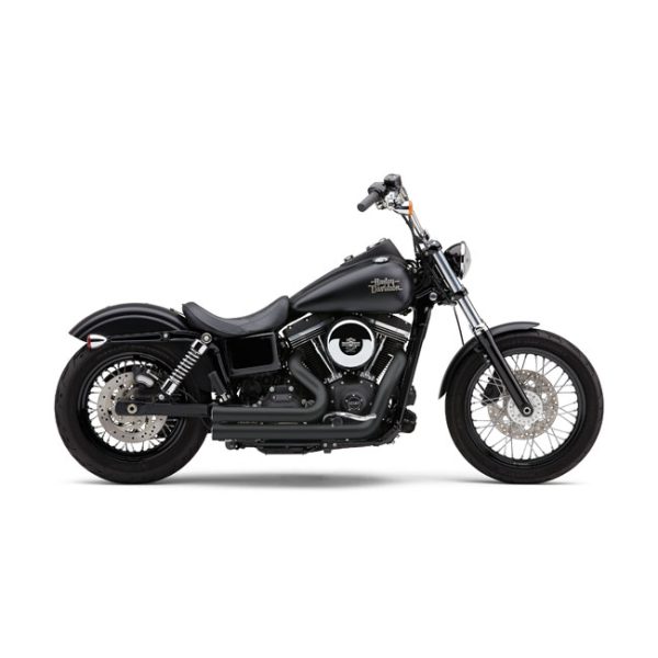 Cobra Speedster 909 Exhaust Black 12-17 Softail