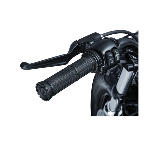 Kuryakyn Riot Grips Black for 81-21 H-D With Dual Throttle Cables