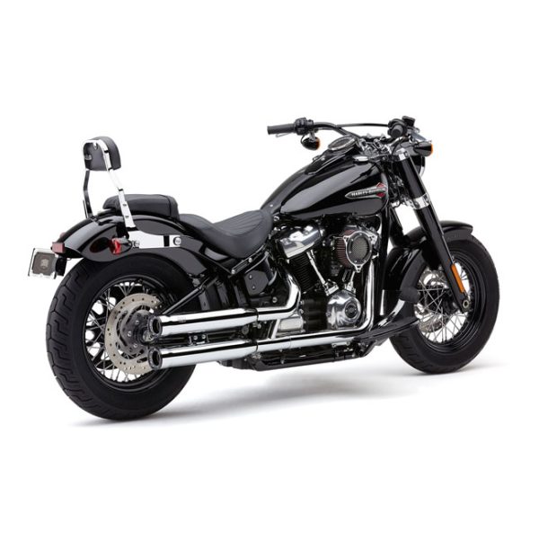 Cobra 3" RPT Race Pro Slip-On Mufflers Chrome Softail
