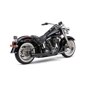 Cobra El Diablo 2-Into-1 Exhaust Black 12-17 Softail