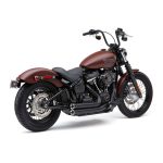 Cobra Speedster Shorts RPT Exhaust Black Softail/FLDE/FXLR