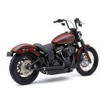Cobra Speedster Slashdown Exhaust Black Softail/FXLR/FLSL