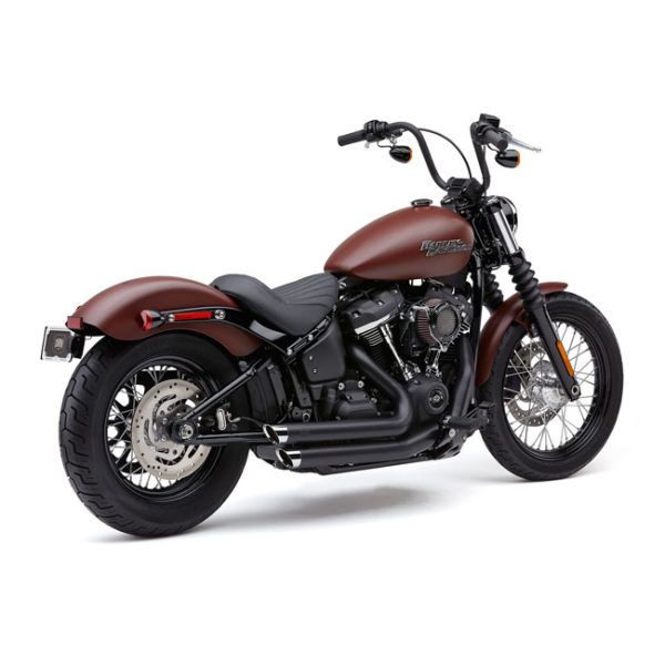 Cobra Speedster Slashdown Exhaust Black Softail/FXLR/FLSL