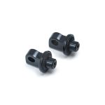 Kuryakyn Splined Male Mount Peg Adapters Gloss Black HD
