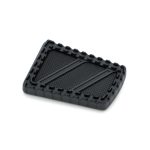 Kuryakyn Riot Brake Pedal Pad Satin Black FLT/Touring/Trike/Softail/Dyna