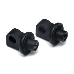 Kuryakyn Splined Male Mount Peg Adapters Satin Black HD