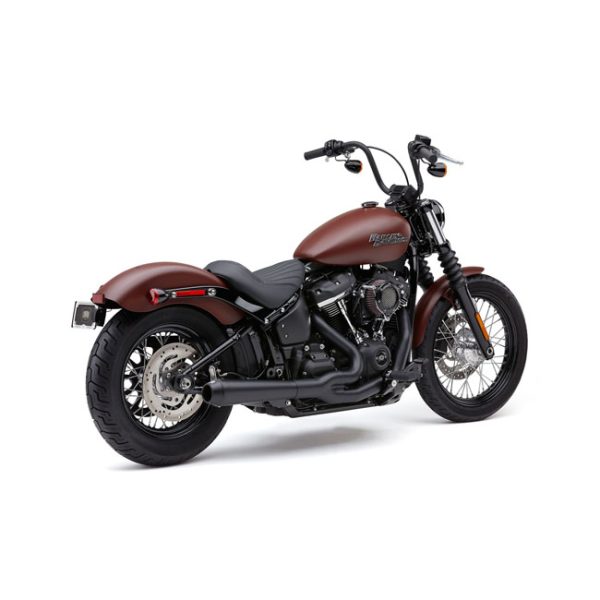 Cobra El Diablo 2-Into-1 Exhaust Black Softail/FLSB