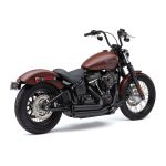 Cobra Speedster 909 Exhaust System Black Softail/FLHC/FLSB