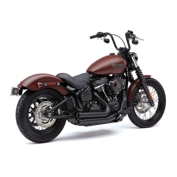 Cobra Speedster 909 Exhaust System Black Softail/FLHC/FLSB