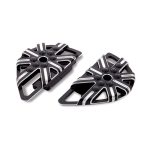 Arlen Ness 10-Gauge Passenger Floorboards Black