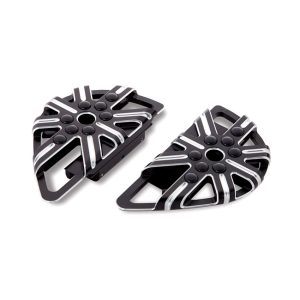Arlen Ness 10-Gauge Passenger Floorboards Black