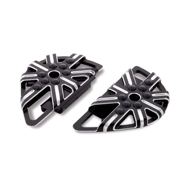 Arlen Ness 10-Gauge Passenger Floorboards Black