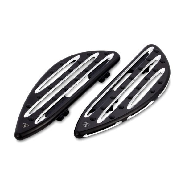 Arlen Ness Deep Cut Driver Floorboards Black