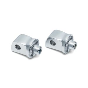 Kuryakyn Splined Male Mount Peg Adapters Chrome Softail/FXDRS/LiveWire