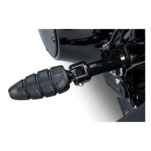 Kuryakyn Splined Male Mount Peg Adapters Gloss Black Softail/FXDR/LiveWire