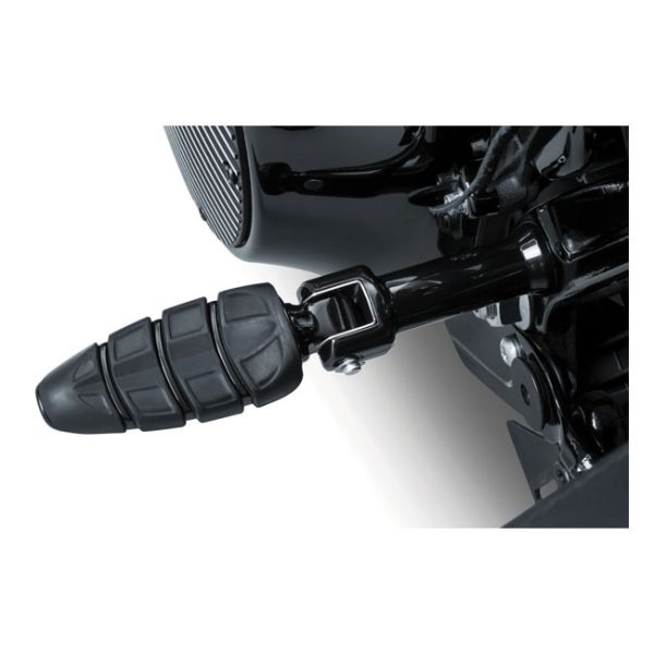 Kuryakyn Splined Male Mount Peg Adapters Gloss Black Softail/FXDR/LiveWire