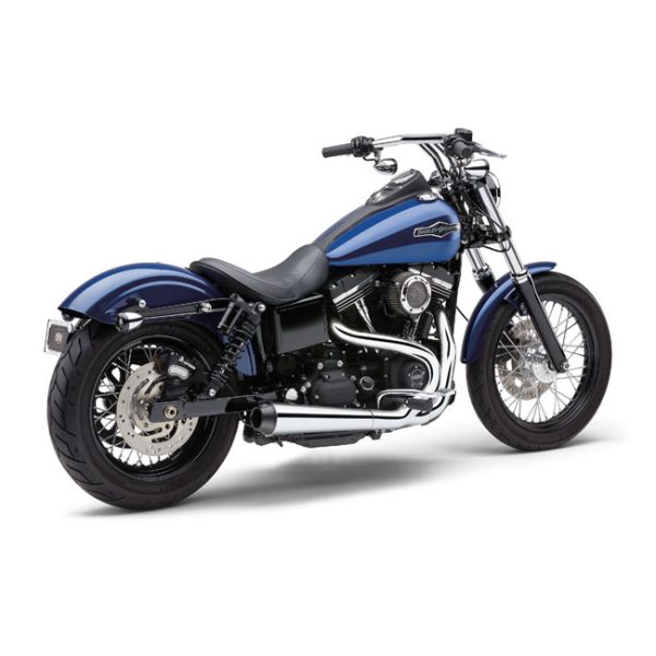 Cobra El Diablo 2-Into-1 Exhaust Chrome 12-17 Dyna