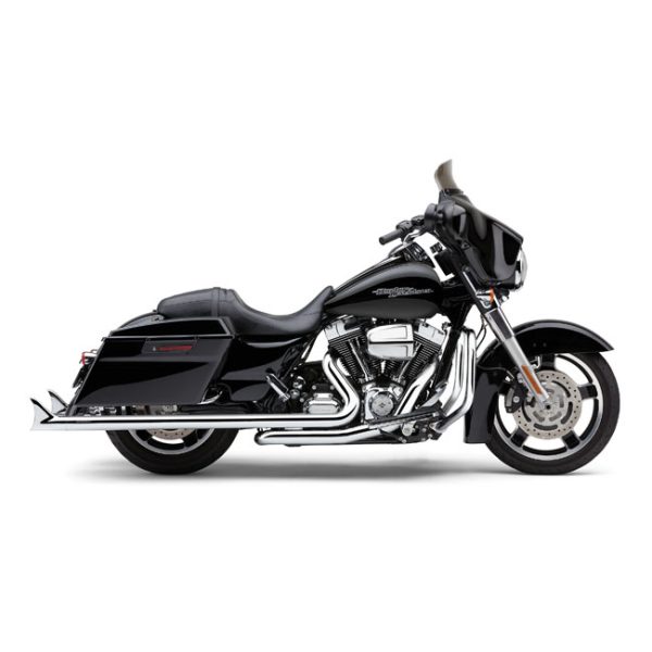 Cobra Fishtail Speedster Duals Exhaust Chrome 10-16 Touring