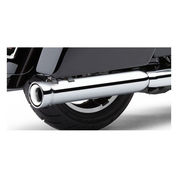 Cobra NH Series 3" Slip-On Mufflers Chrome Dyna/FXDF/FXDWG/FXDLS
