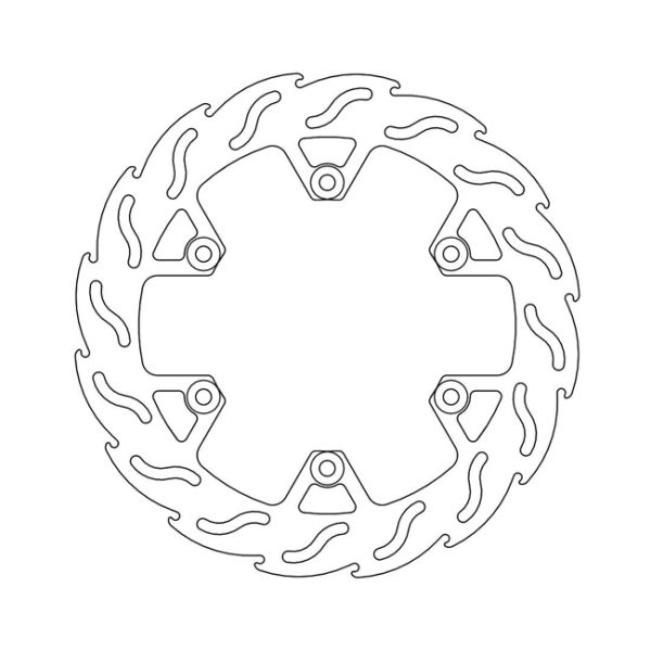 Moto-Master Flame Series Fixed Brake Rotor Yamaha
