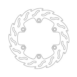 Moto-Master Flame Series Fixed Brake Rotor Honda