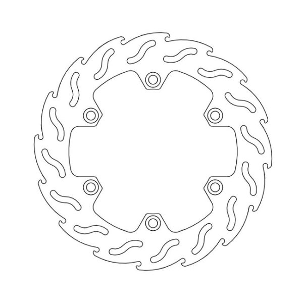 Moto-Master Flame Series Fixed Brake Rotor Honda