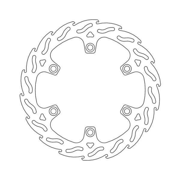 Moto-Master Flame Series Fixed Brake Rotor Honda