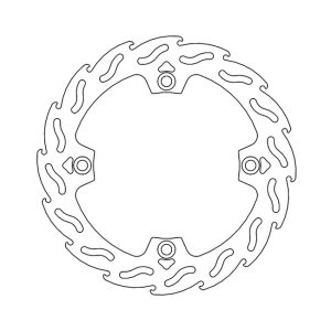 Moto-Master Flame Series Fixed Brake Rotor Honda