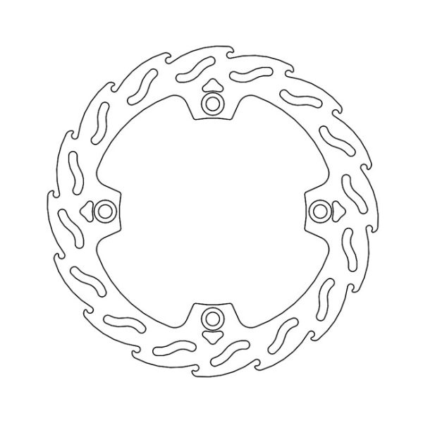 Moto-Master Flame Series Fixed Brake Rotor Honda