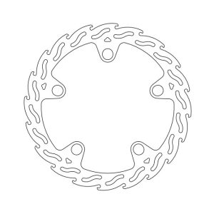 Moto-Master Flame Series Fixed Brake Rotor Honda