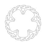 Moto-Master Flame Series Fixed Brake Rotor Aprilia