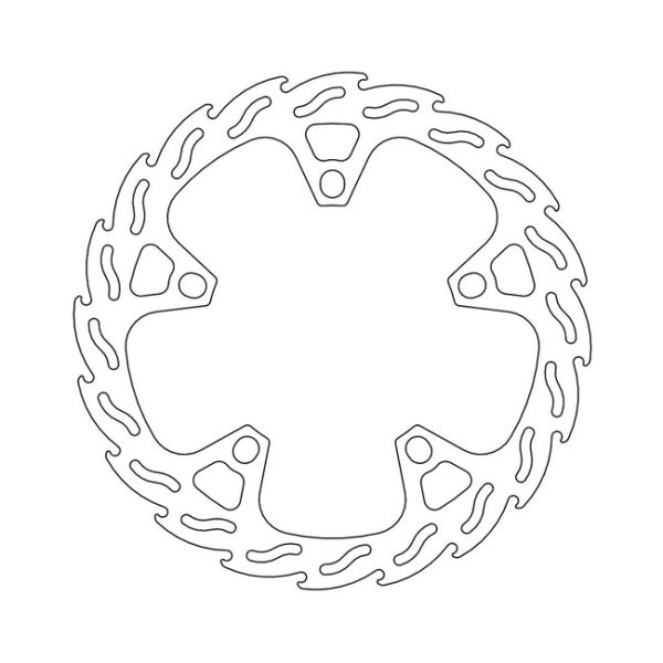 Moto-Master Flame Series Fixed Brake Rotor Aprilia