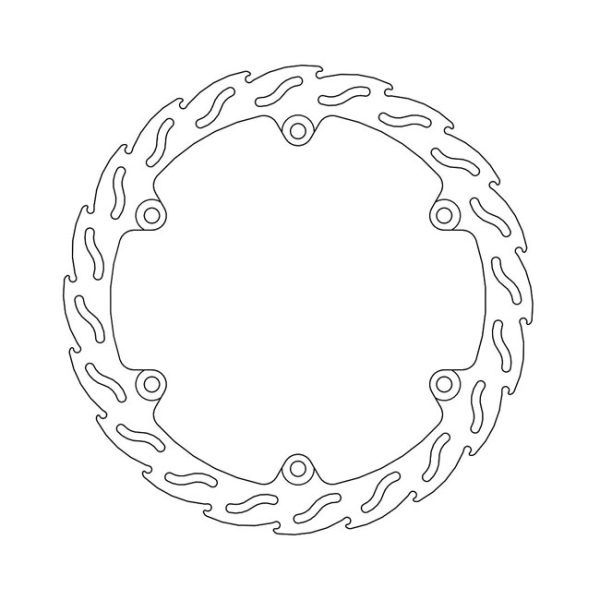Moto-Master Flame Series Fixed Brake Rotor Honda