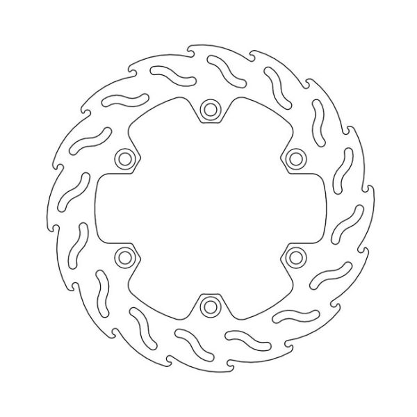Moto-Master Flame Series Fixed Brake Rotor Honda
