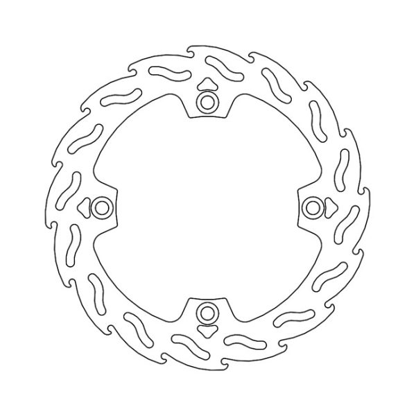 Moto-Master Flame Series Fixed Brake Rotor Honda