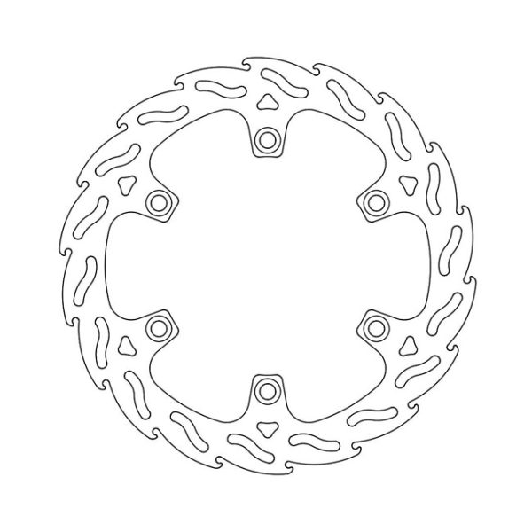 Moto-Master Flame Series Fixed Brake Rotor Honda