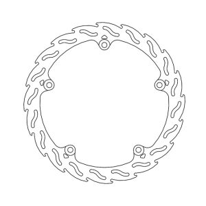 Moto-Master Flame Series Fixed Brake Rotor Honda
