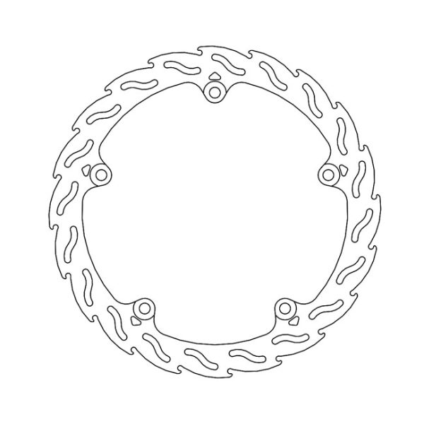 Moto-Master Flame Series Fixed Brake Rotor Honda