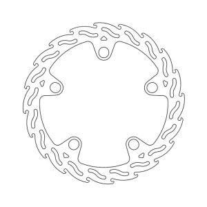 Moto-Master Flame Series Fixed Brake Rotor Honda