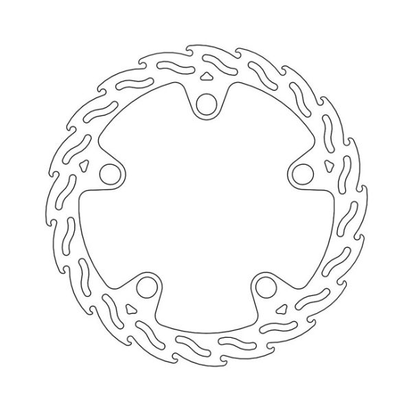 Moto-Master Flame Series Fixed Brake Rotor Honda