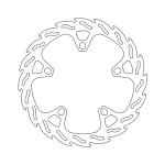 Moto-Master Flame Series Fixed Brake Rotor Aprilia