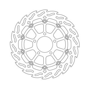 Moto-Master Flame Series Floating Brake Rotor Suzuki